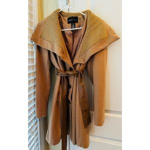 Victoria’s Secret Cognac Wool Belted Coat